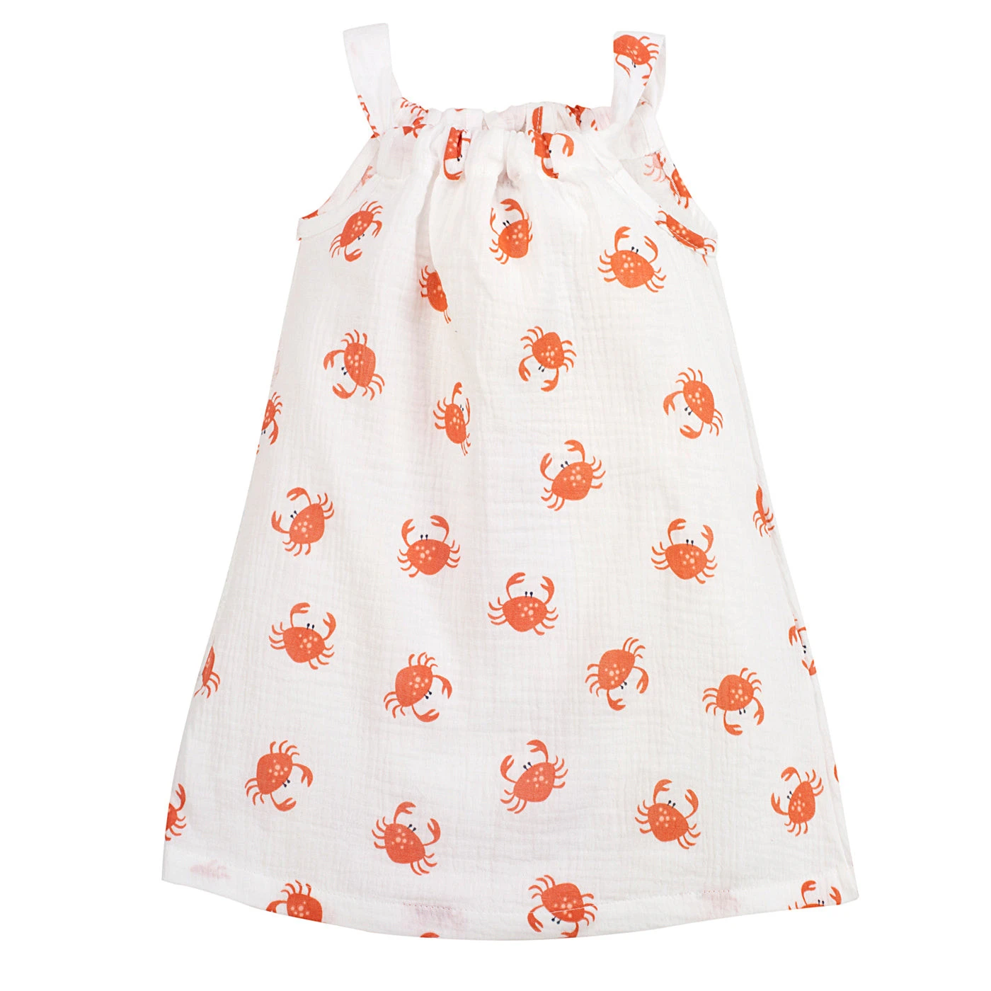Sukienka Ram muslin CRABS écru,kraby