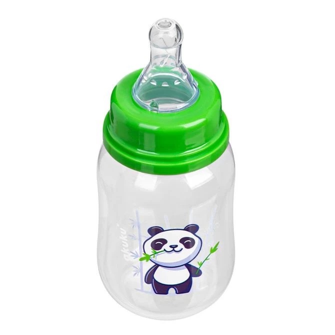 Akuku Butelka Do Karmienia 125ml Zielona Panda