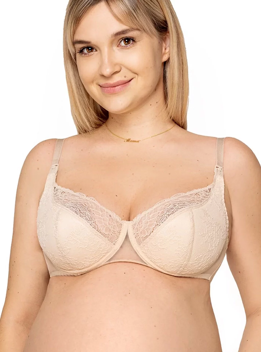 Biustonosz do karmienia Mama Soul Semi - Beż