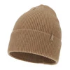 Czapka zimowa damska, camel, z wełną merino Tahoe