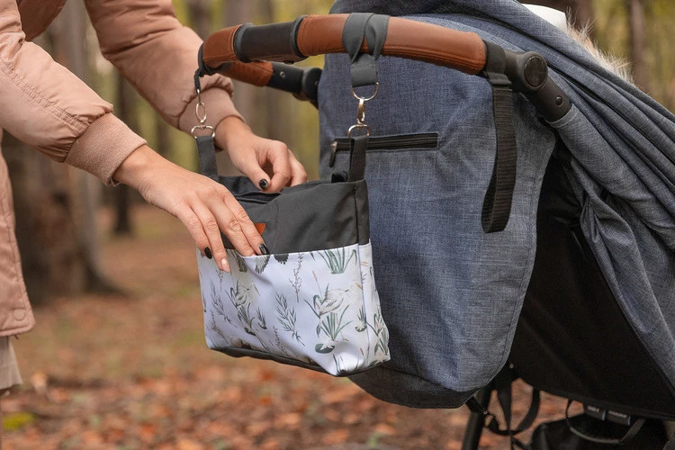 Sensillo Organizer Do Wózka Szary Żurawie