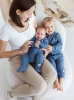 Body Baby Niemowlęce Kopertowe DR Natural Waffel - Denim