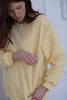 Bluza ciążowa i do karmienia oversize Milk It Easy! masełkowa