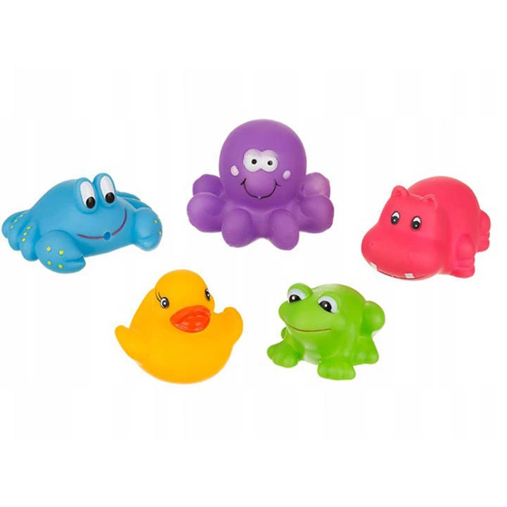 Akuku Zabawki Kąpielowe 5szt