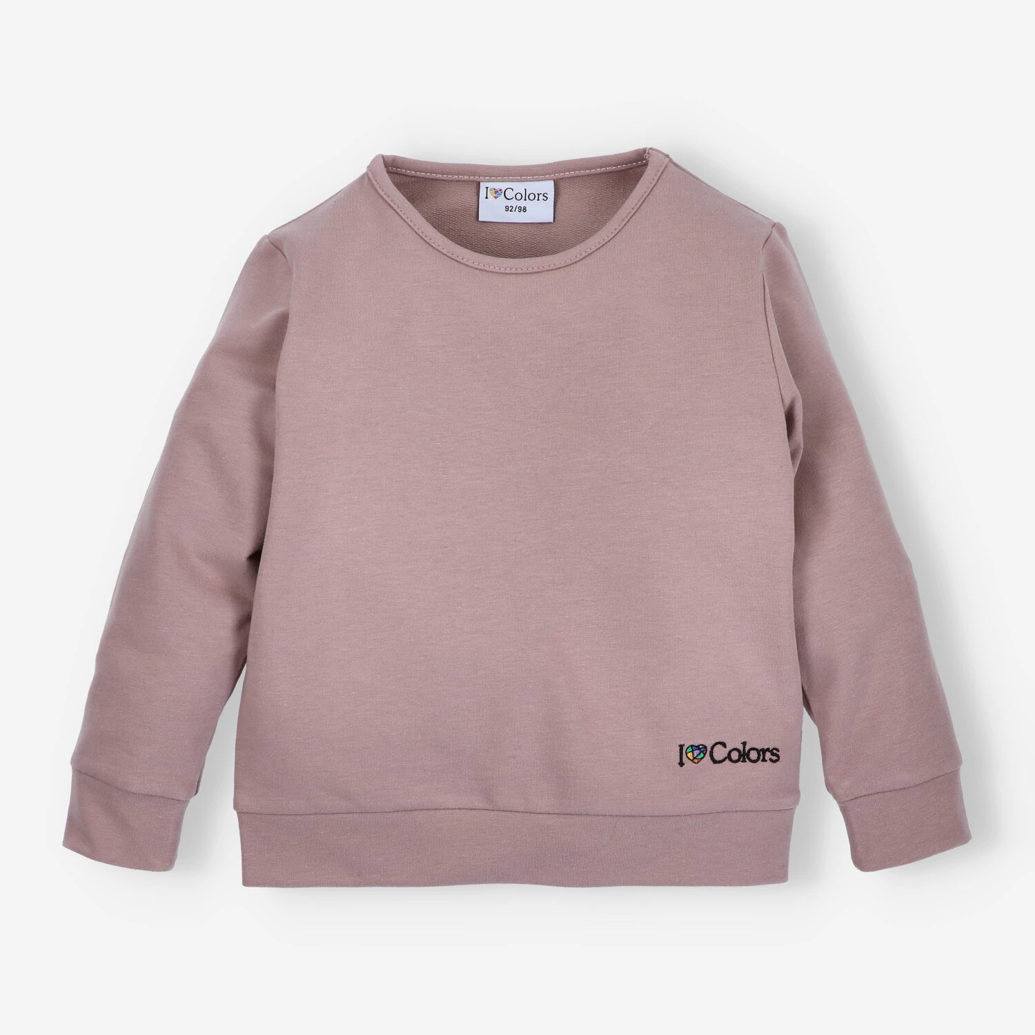 Bluza Dresowa Dziewczęca Z Długim Rękawem Cappuccino