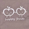 Body niemowlęce Happy Apples z bawełny organicznej - brązowe