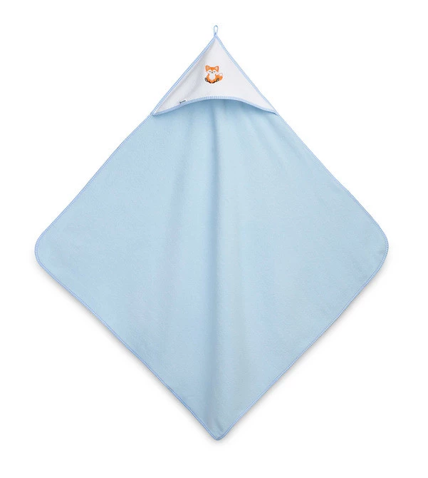 Sensillo Okrycie Kąpielowe Frotte 100x100 Lisek Niebieski