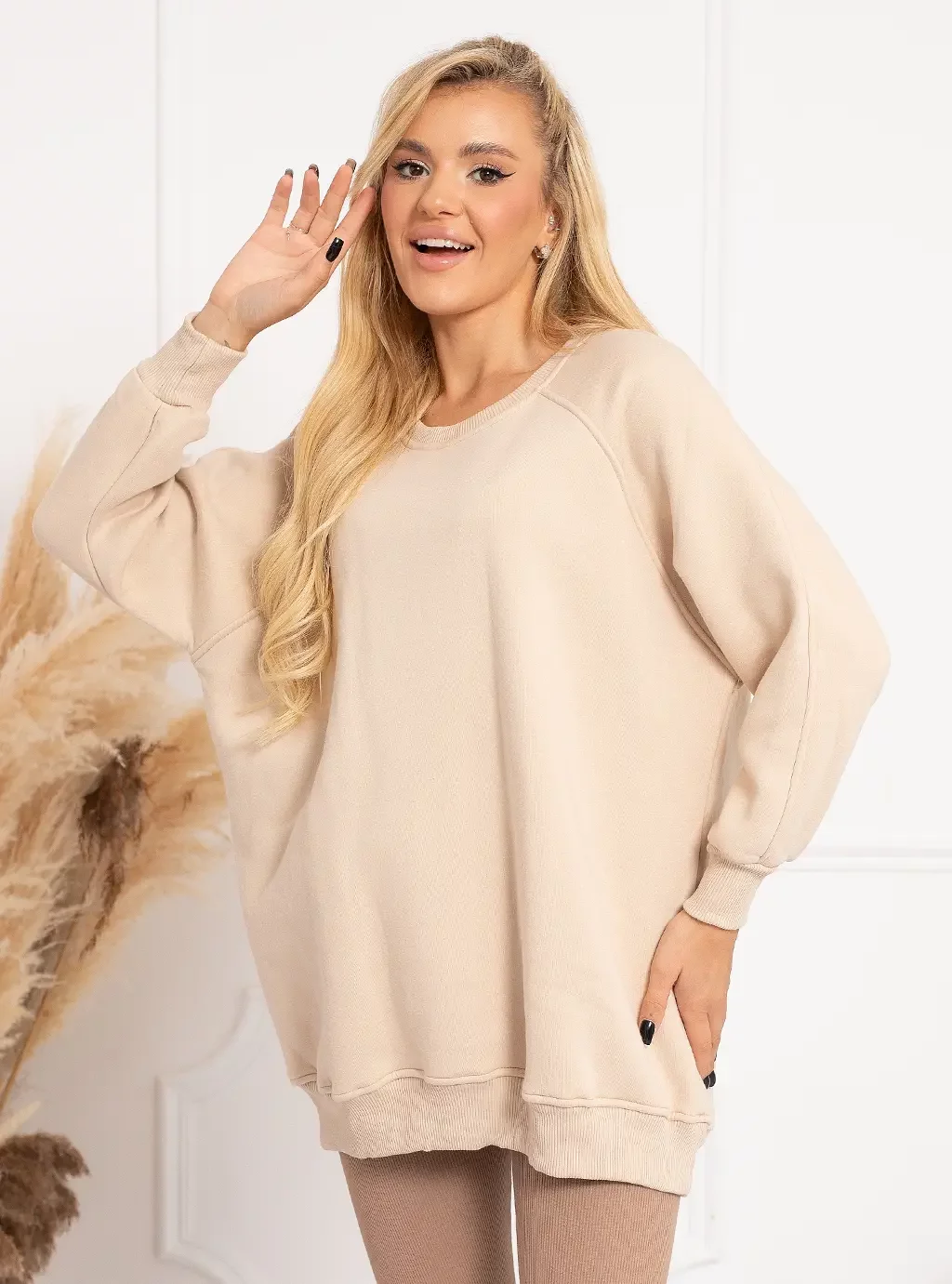 Bluza ocieplana Lim - Beige