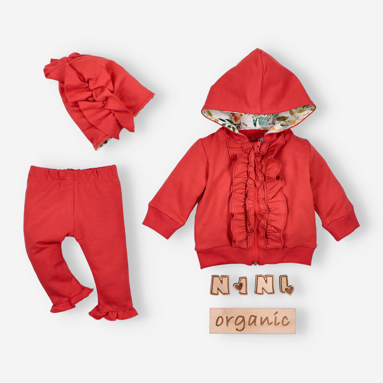 Bluza niemowlęca Rowanberry z bawełny organicznej dla dziewczynki