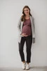 Kardigan ciążowy Mama Wrap Jasny Szary Melanż