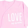 Pajac niemowlęcy LOVE MY MOMMY - różowy