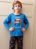 Piżama Chłopięca Auto- Niebieska