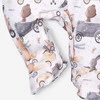 Śpiochy niemowlęce CUTE CARS z bawełny organicznej dla chłopca