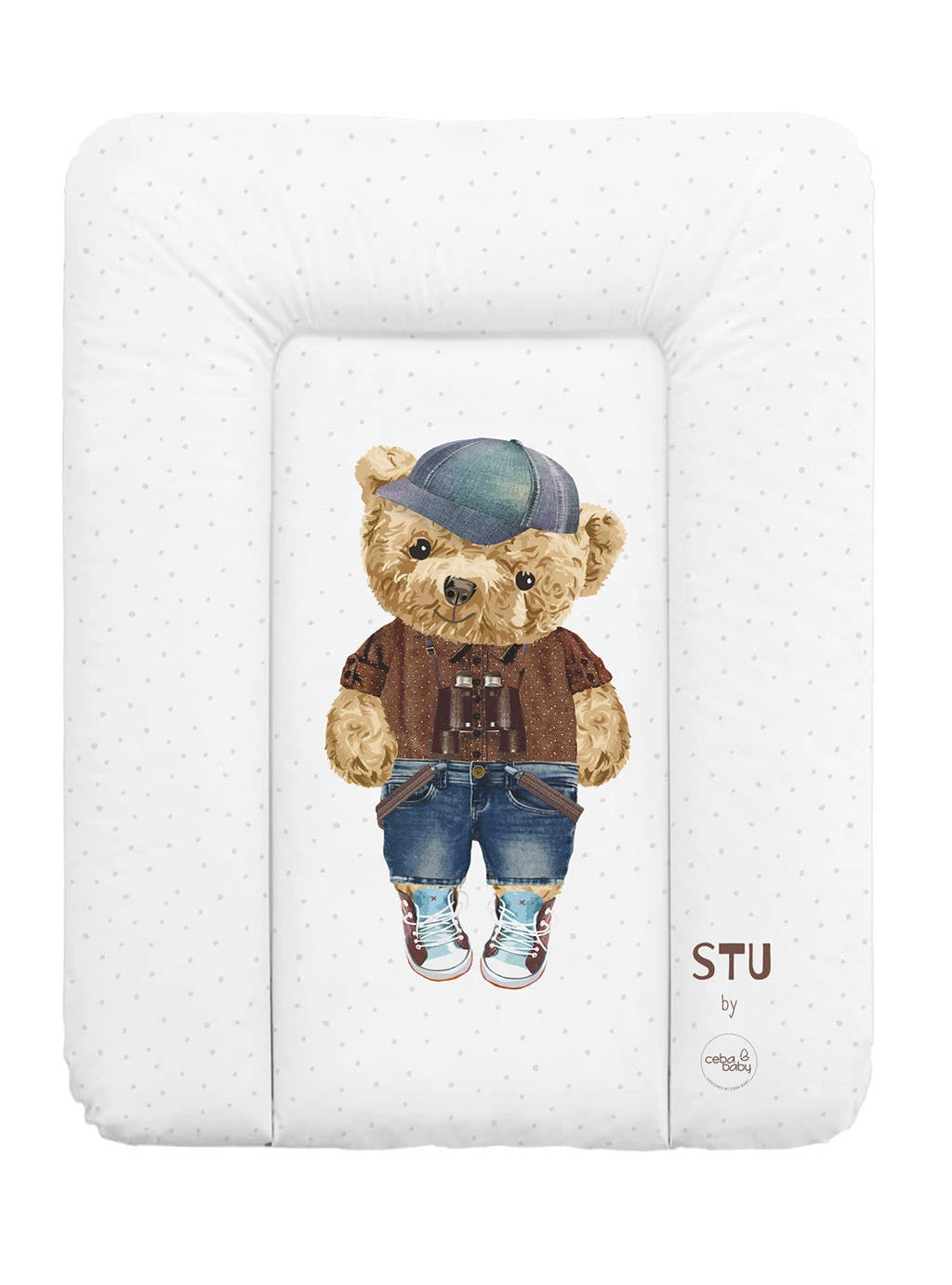 Ceba Baby Miękki przewijak - Fluffy Puffy Stu