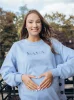 Bluza ciążowa i do karmienia SKY LATTE błękitna