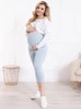 Legginsy Ciążowe Rybaczki - Baby Blue