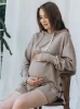 Oh, BABY! bluza ciążowa oversize kawa