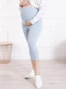 Legginsy Ciążowe Rybaczki - Baby Blue