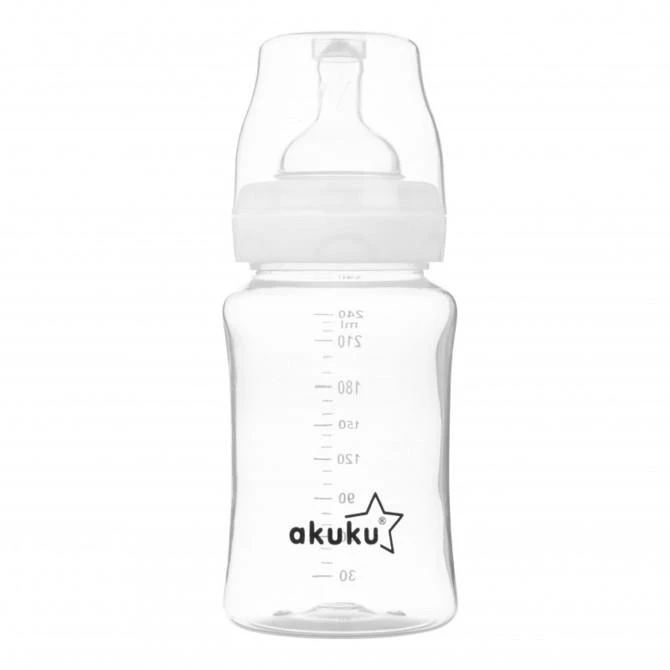 Akuku Butelka do karmienia szerokootworowa 240ml