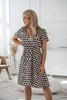 Sukienka ciążowa i do karmienia Lovely Dress krótki rękaw w grochy