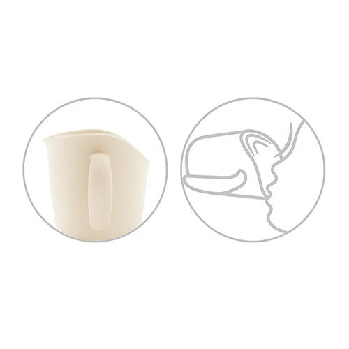 Babyono Ergonomiczny Kubek Treningowy Flow -beżowy
