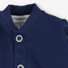 Bluza dresowa Psiaki z bawełny organicznej dla chłopca granatowa