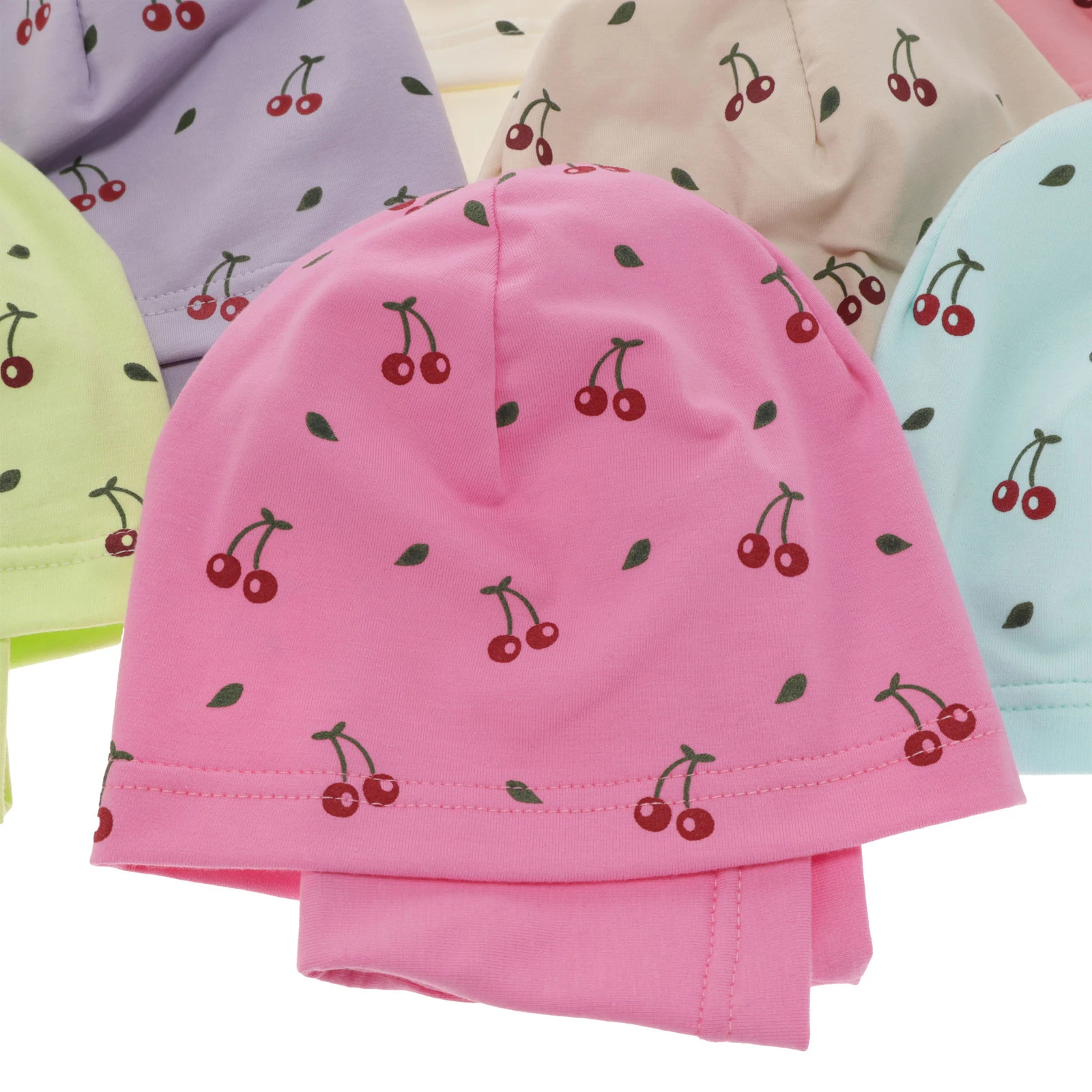 Czapka i komin dla dziewczynki jesienny, wiosenny komplet, czarny, bawełniany Cerise