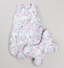 KOMPLET ŚPIWOREK NIEMOWLĘCY LULI LU FLAMINGI - VELVET & COTTON