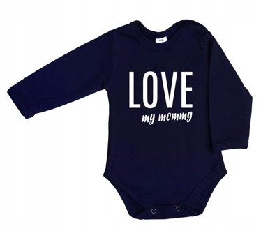 Body Granatowe Niemowlęce Love Mommy