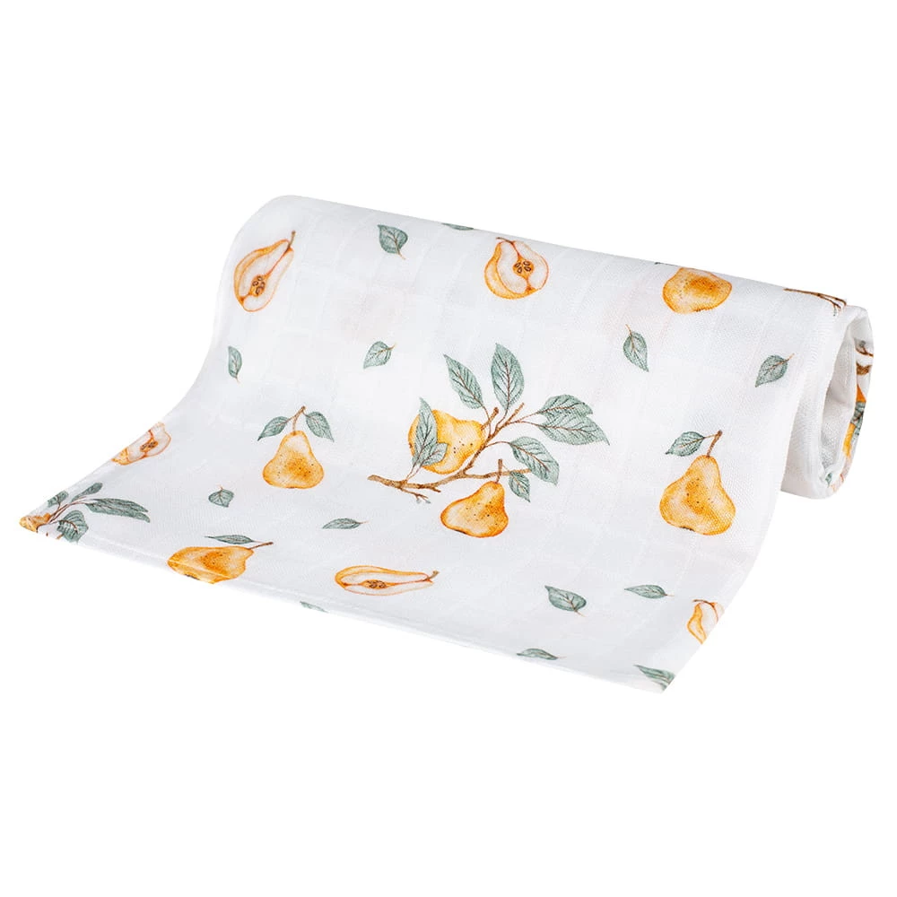 PIELUSZKA BAMBUSOWA 75X75 GRUSZKI