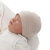 Czapka bawełniana dla chłopca jesienna, wiosenna, beżowa, Buddy