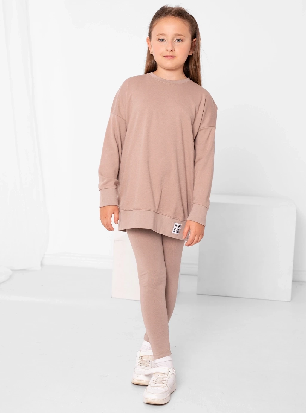 Legginsy Basic Kids - Cappuccino