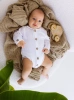 Koszulobody Niemowlęce DR Just Muslin - Milk