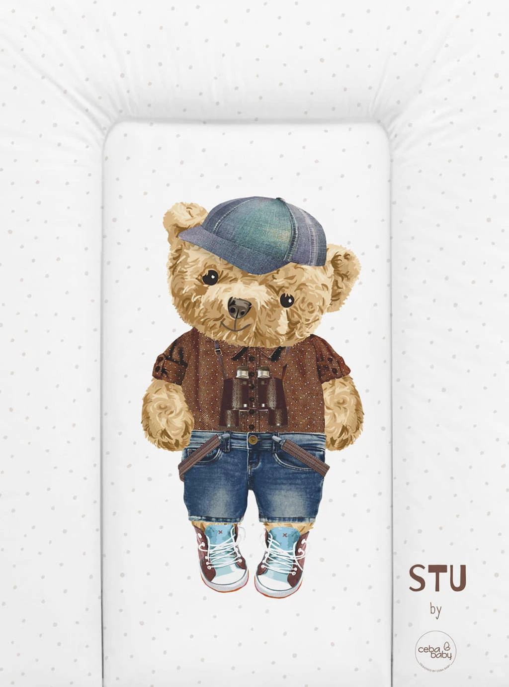 Ceba Baby Miękki przewijak - Fluffy Puffy Stu