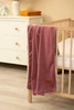 Sensillo Koc Velvet 75x100 Brudny róż