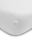 Sensillo Prześcieradło Jersey Deluxe 120x60 Biały