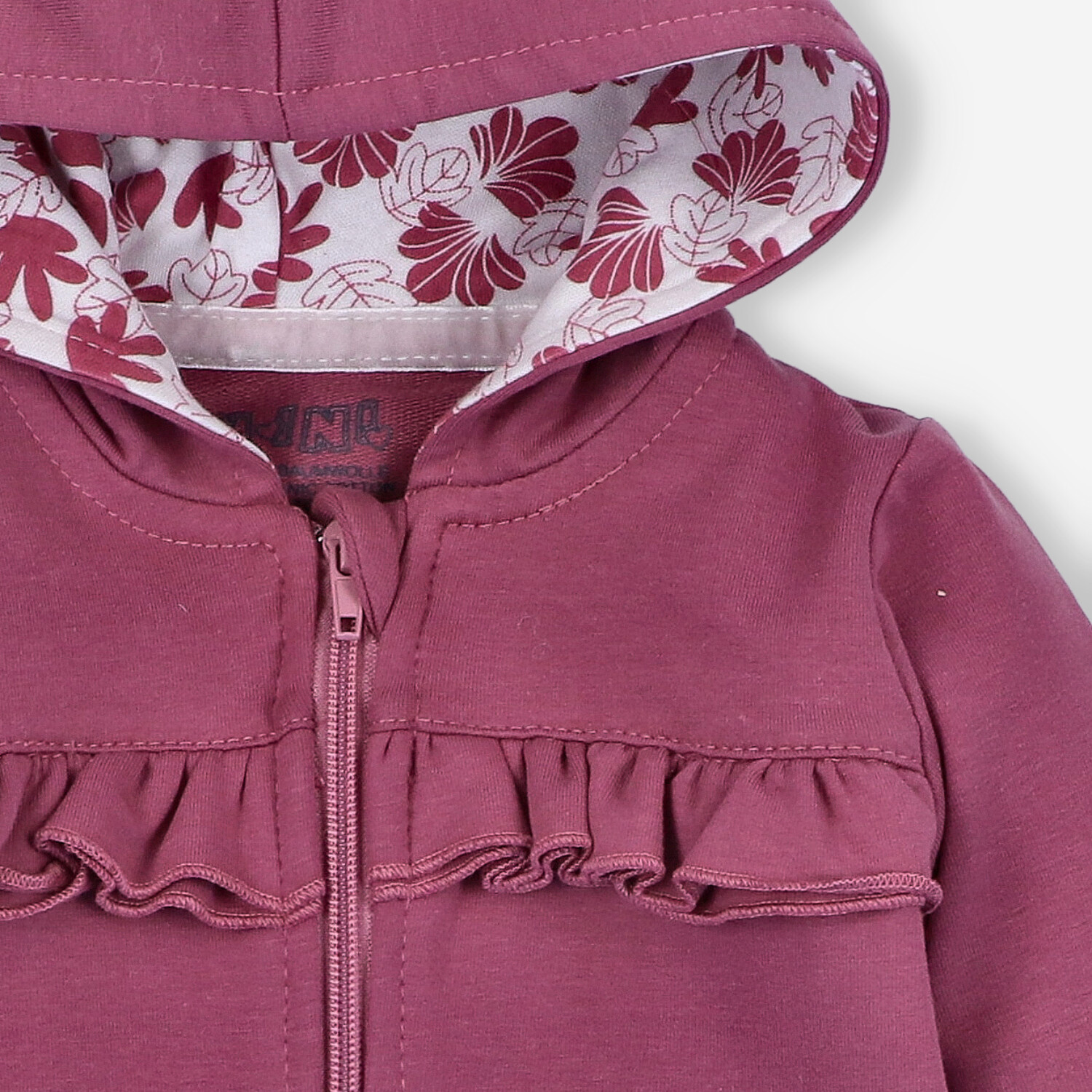 Bluza niemowlęca Wesoła Panda z bawełny organicznej dla dziewczynki