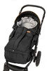 Sensillo Śpiworek Combi 3w1 Polar Black/Grey