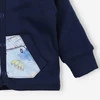 Bluza niemowlęca Samoloty z bawełny organicznej dla chłopca