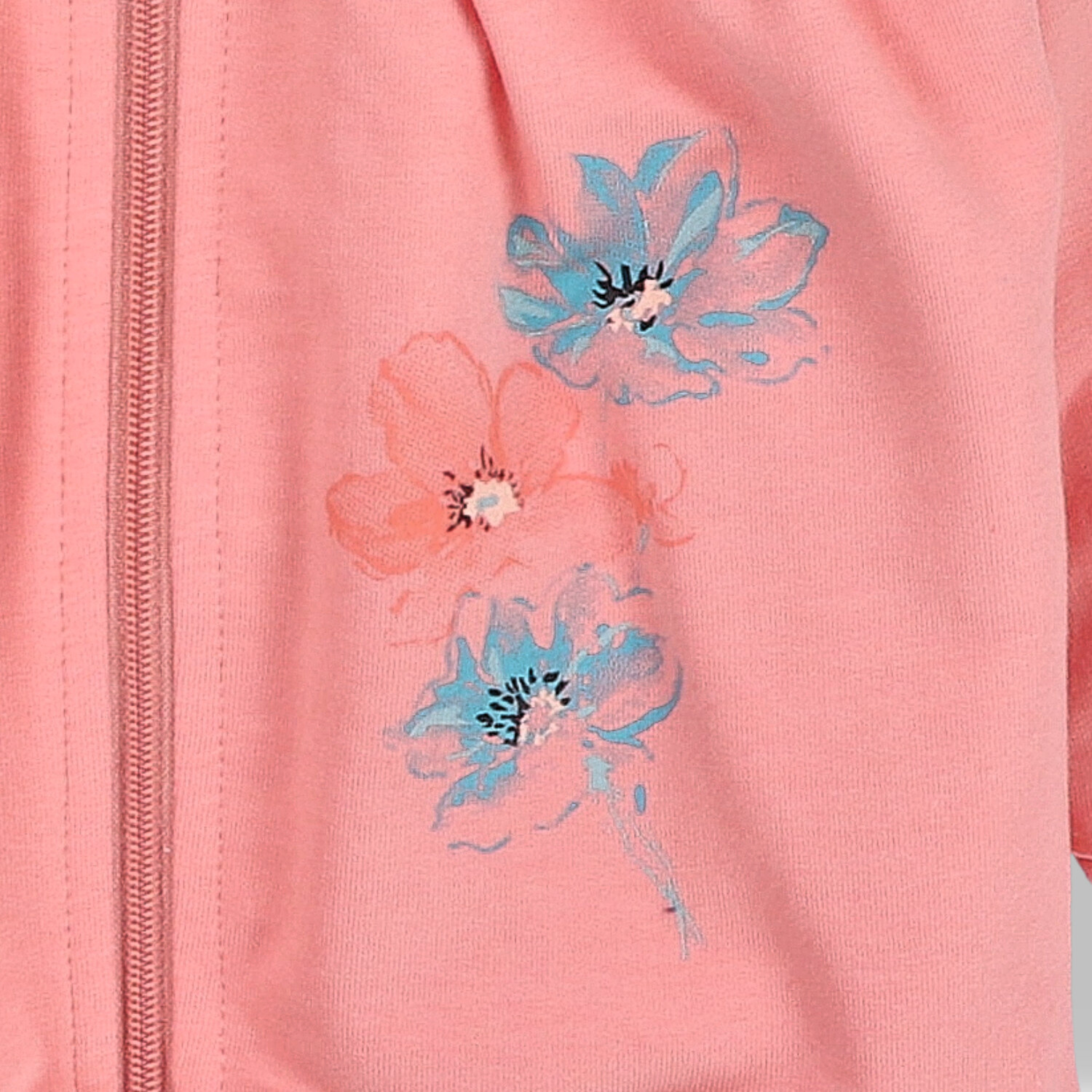 Bluza niemowlęca Flowers z bawełny organicznej dla dziewczynki