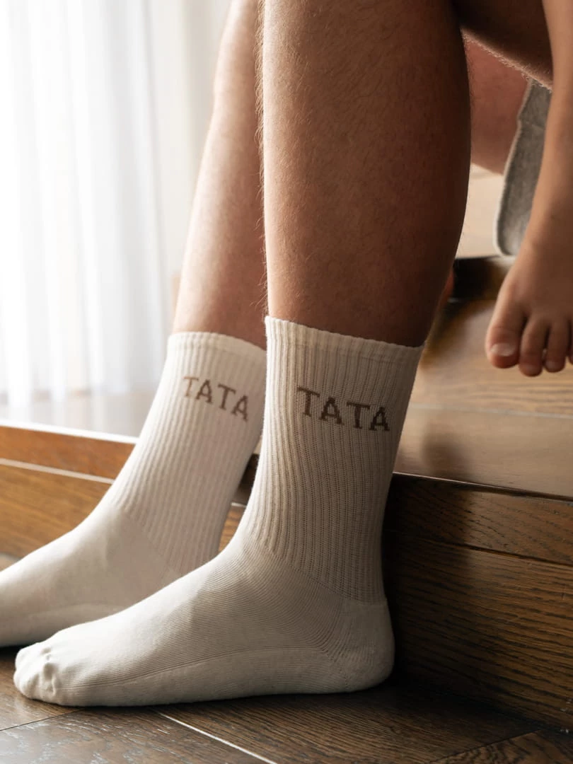 Skarpetki TATA  jasny beż
