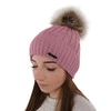 Czapka zimowa damska, camel, z wełną merino Talaria