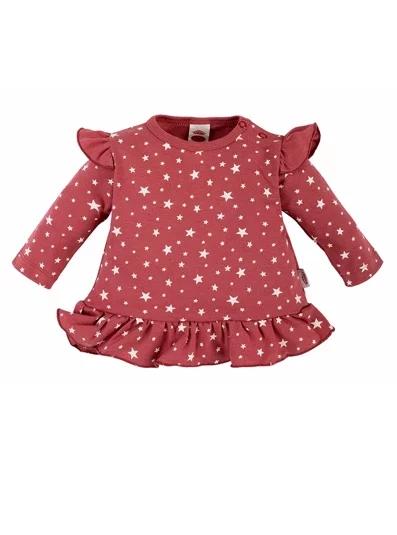 Tunika niemowlęca Stars - Truskawkowy Róż
