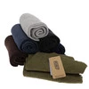 Szalik zimowy męski, khaki, 100% wełniana merino Brayan