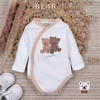 Body kopertowe z bawełny organicznej Lovely Bears