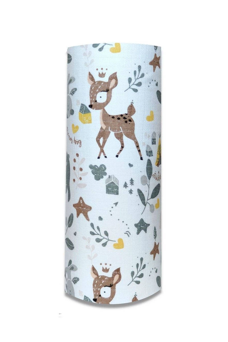 Pieluszka Tetrowa Brązowe Zwierzątka 70x80