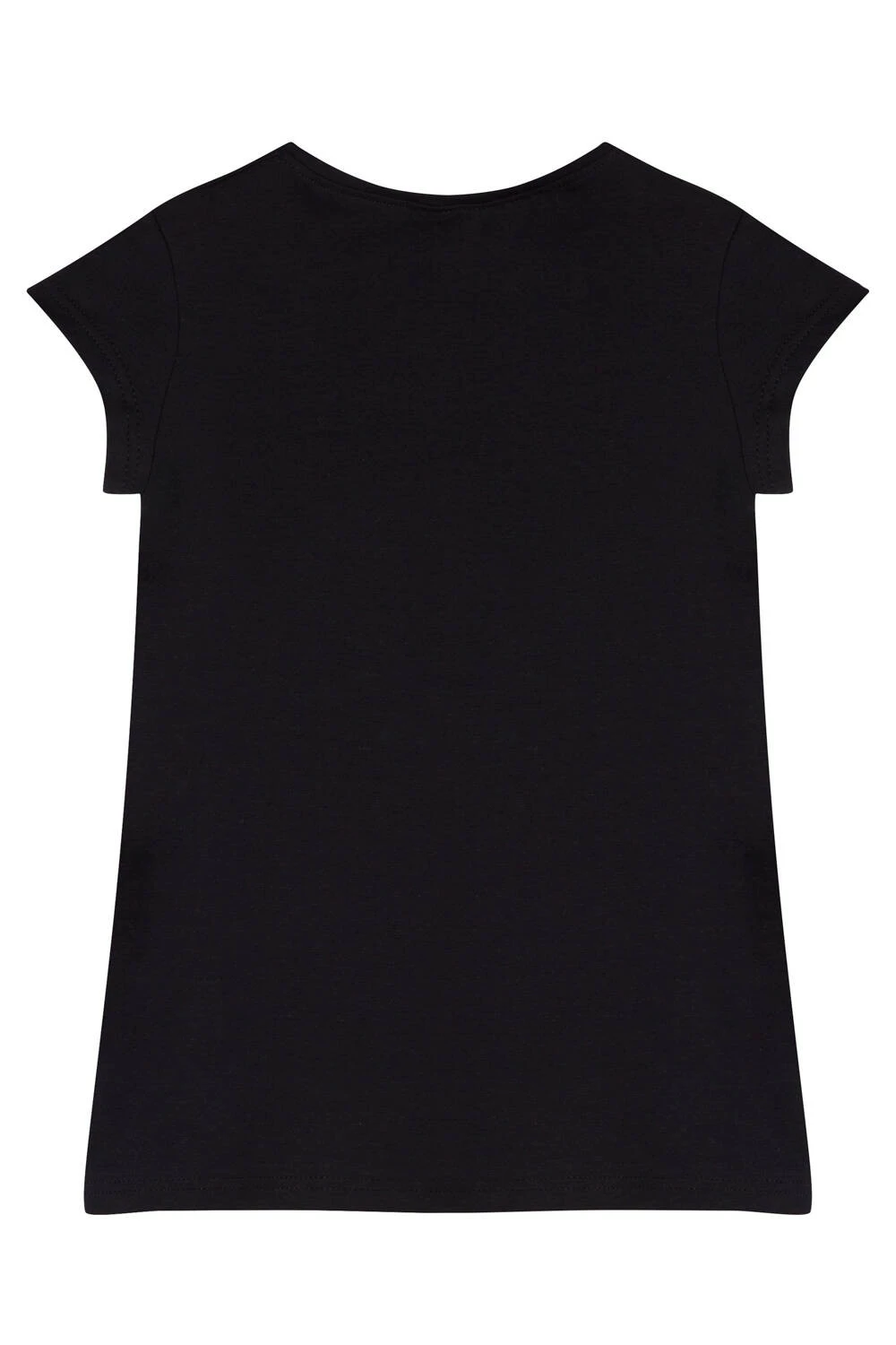 Tola koszulka dziewczęca krótki rękaw czarny