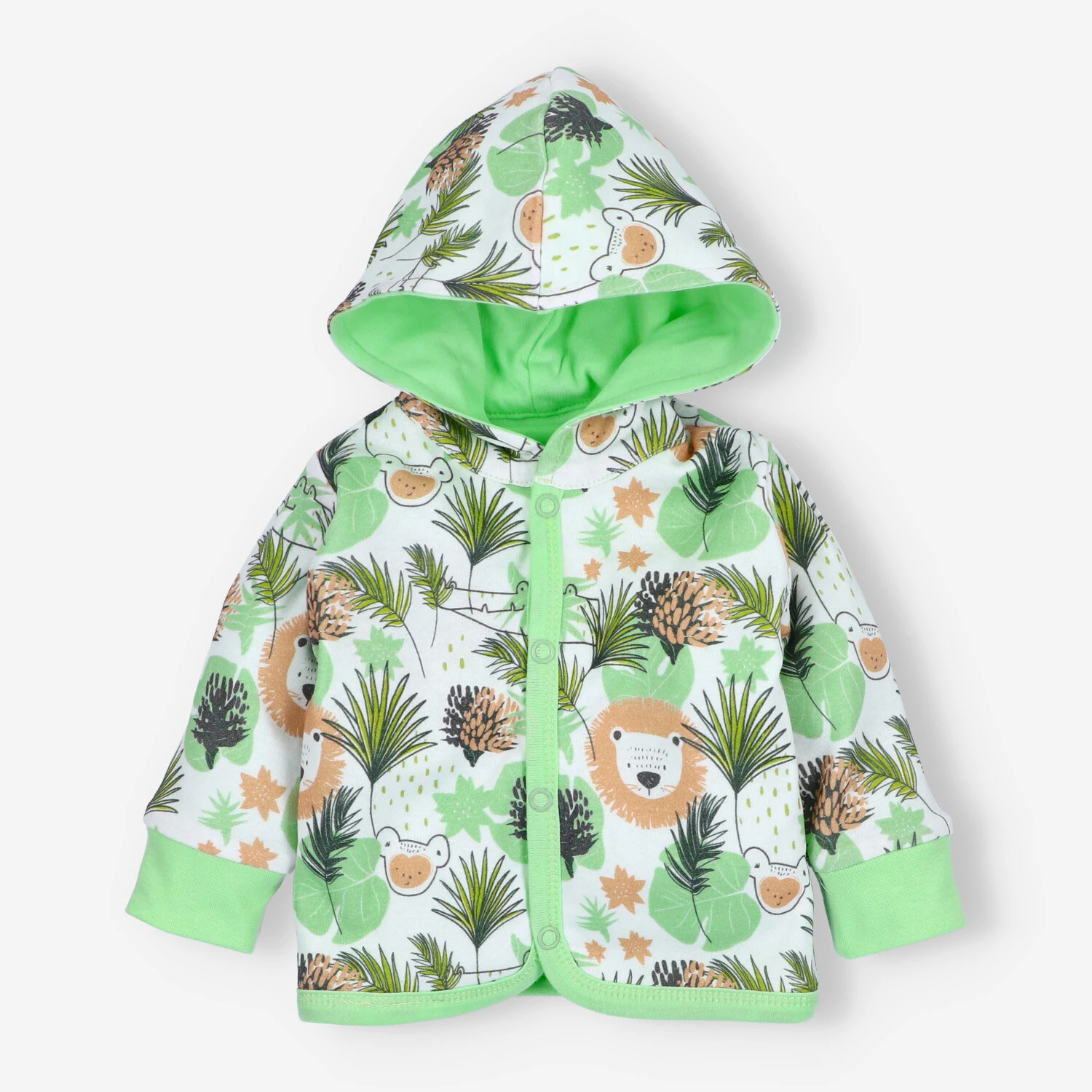 Bluza dwustronna LION z bawełny organicznej dla chłopca