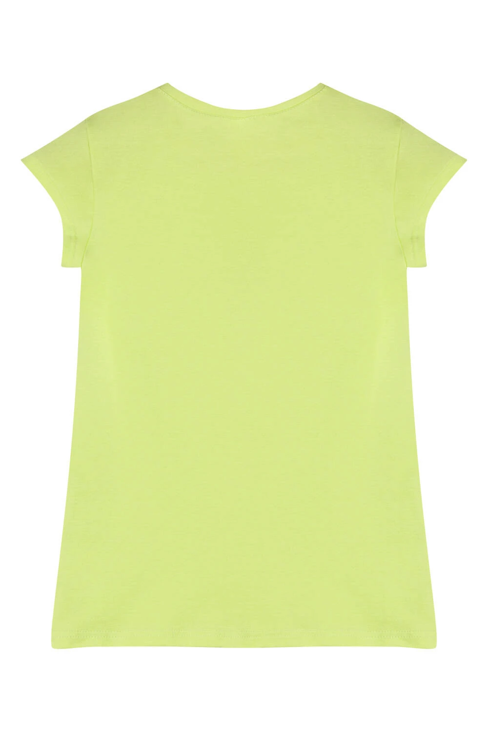 Tola koszulka dziewczęca krótki rękaw limonkowy
