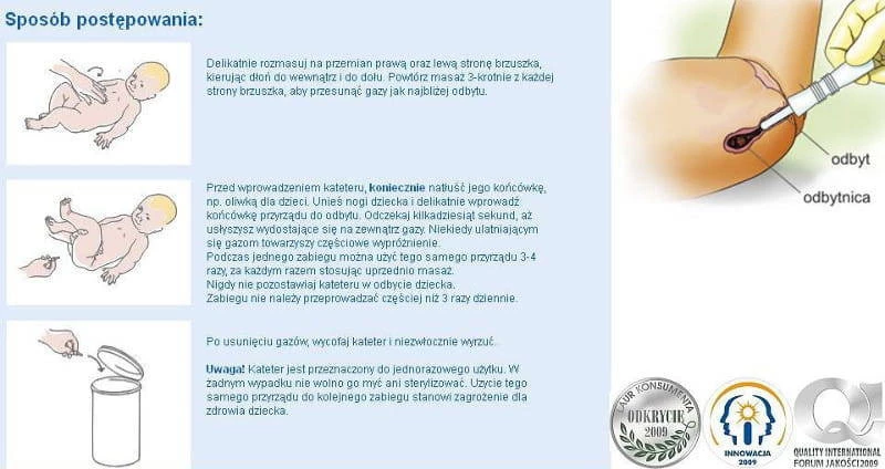 Windi Kateter Rektalny Na Kolkę I Gazy x10 szt